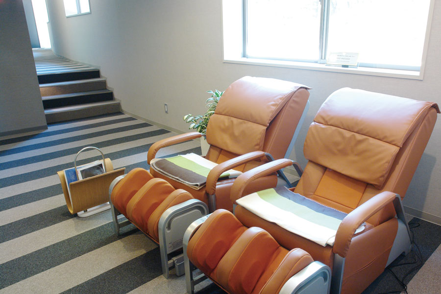 無料のマッサージチェア