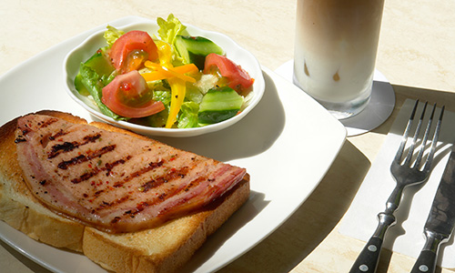 オープンサンド　１ドリンク付　1000円